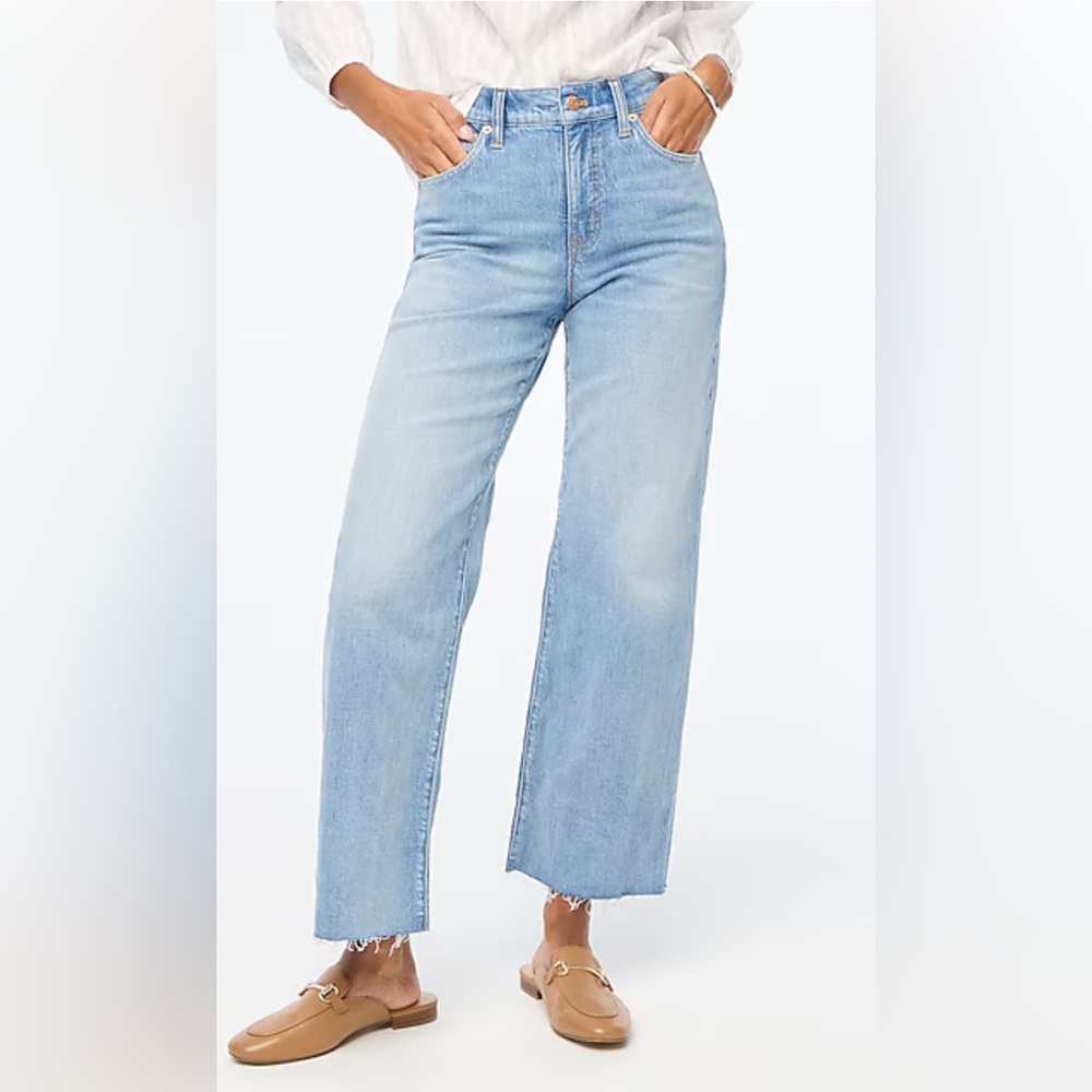 J.Crew Factory Wide-leg Cropped Jean sz 28